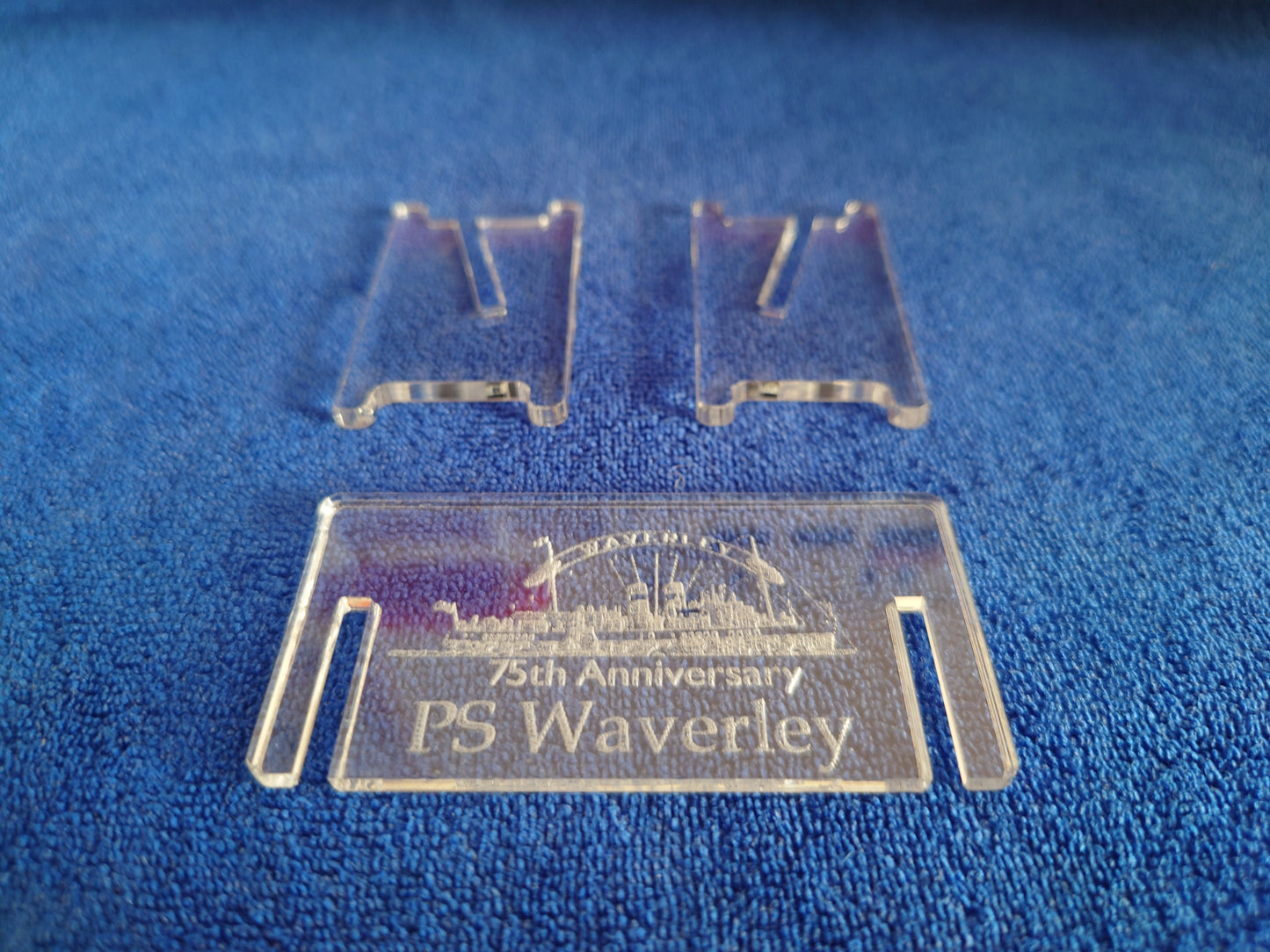 Laser Cut Acrylic Stand for Paddle Steamer Waverley 1:500 scale ship/boat