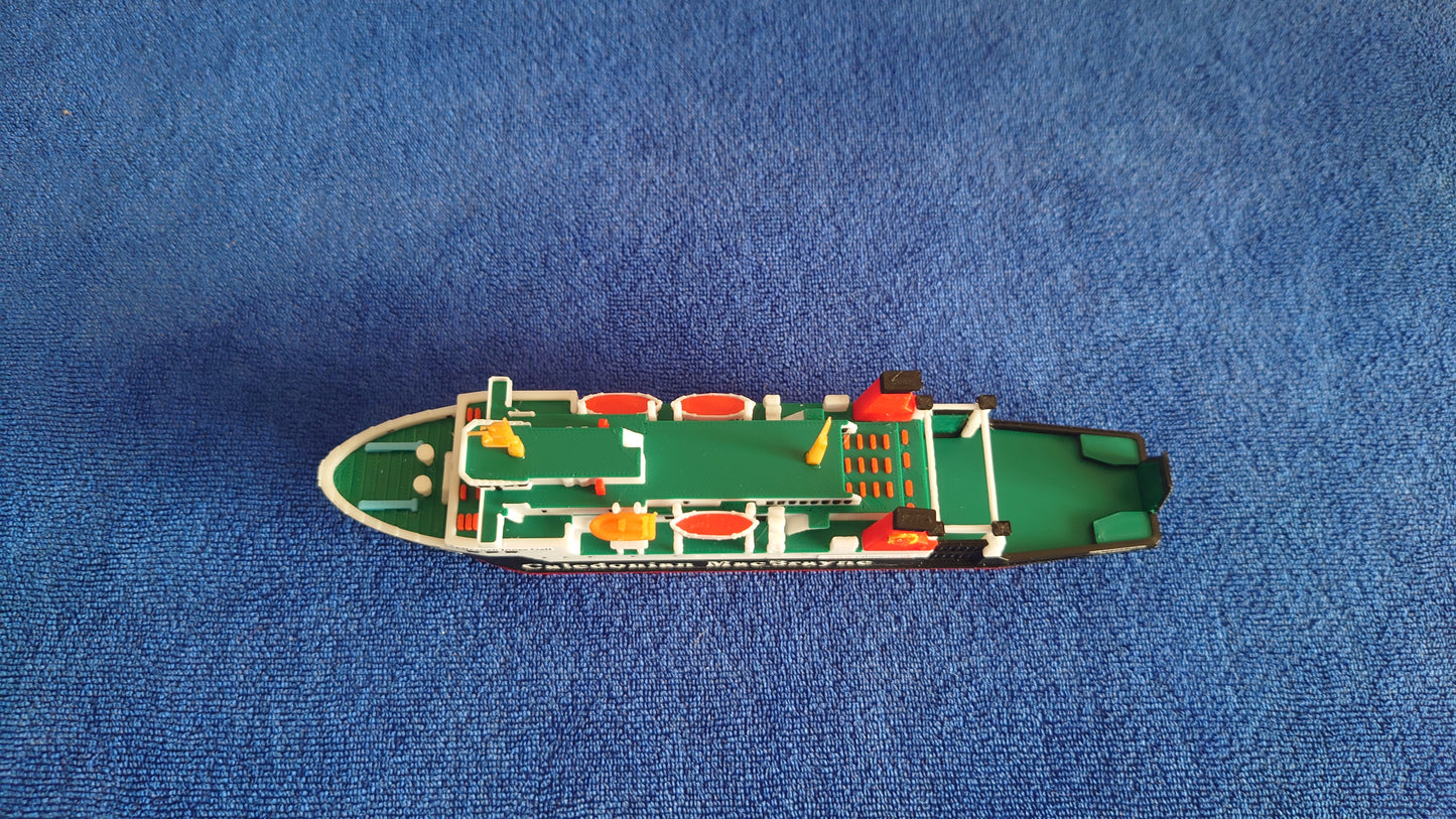 MV Hebridean Isles 3d Printed Calmac Model Ferry 1:500 scale ship/boat