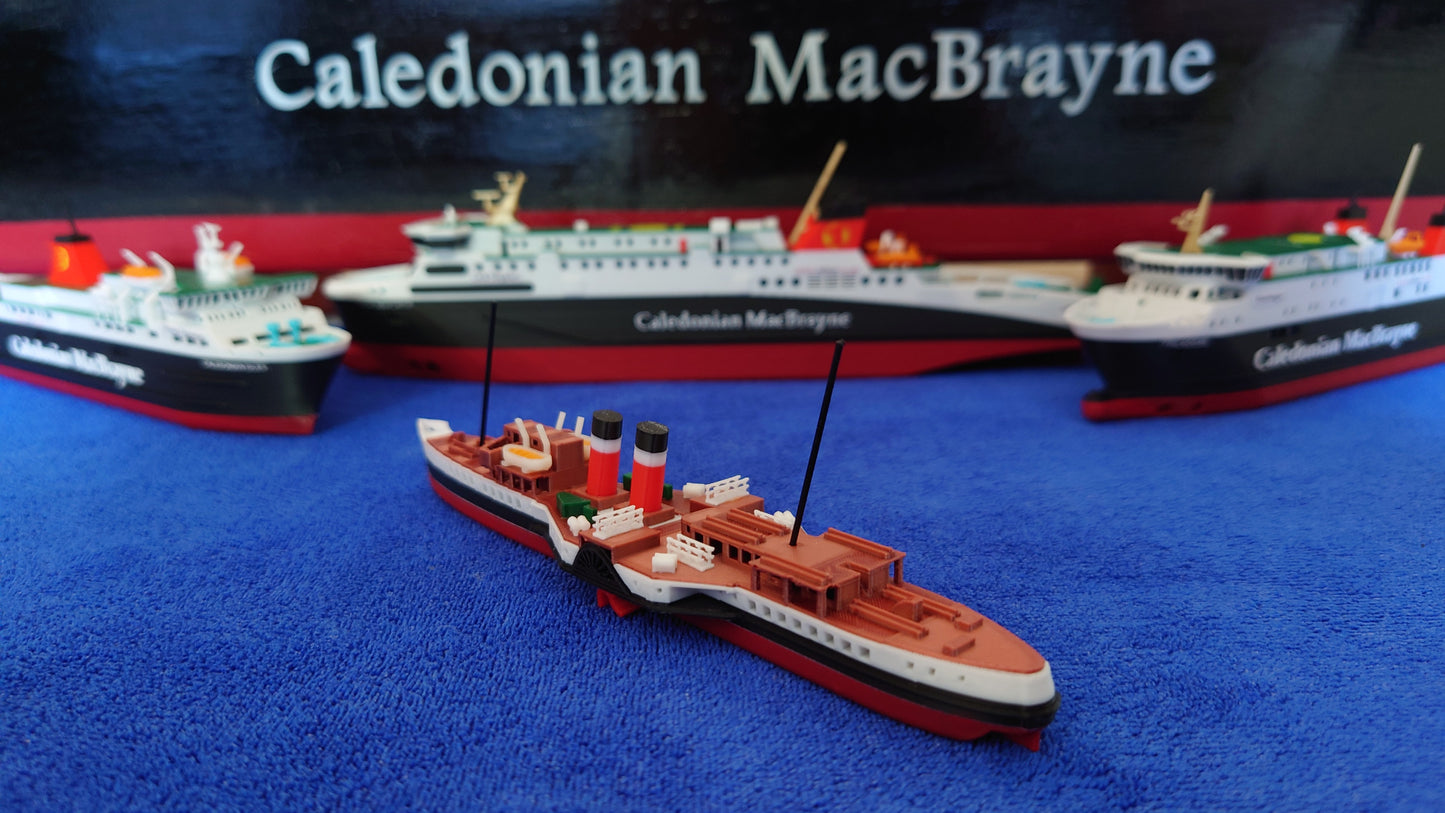PS Waverley 3d Printed Model 1:500 scale ship/boat Caledonian MacBrayne Calmac