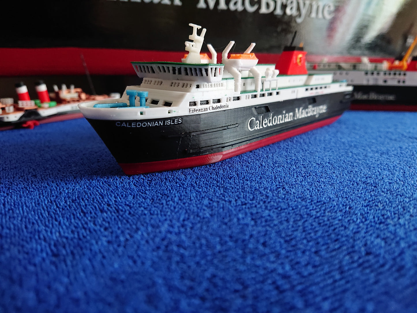 MV Caledonian Isles  3d Printed Calmac Model Ferry 1:500 scale ship/boat