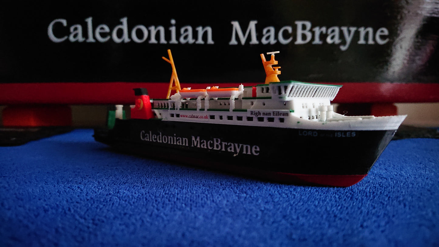 MV Lord of the Isles 3d Printed Model ferry 1:500 scale ship/boat Calmac