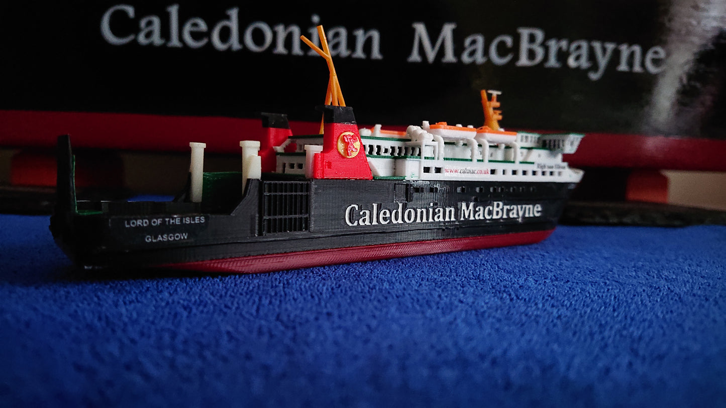 MV Lord of the Isles 3d Printed Model ferry 1:500 scale ship/boat Calmac