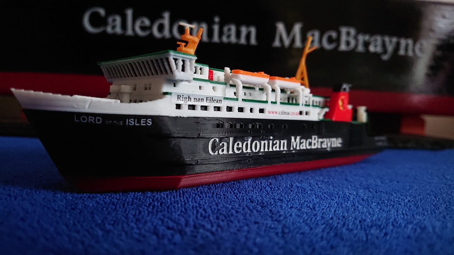 MV Lord of the Isles 3d Printed Model ferry 1:500 scale ship/boat Calmac