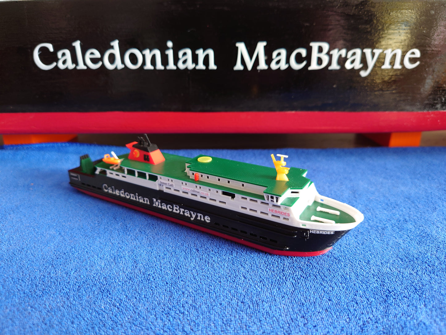 MV Hebrides 3d Printed Calmac Model Ferry 1:500 scale ship/boat