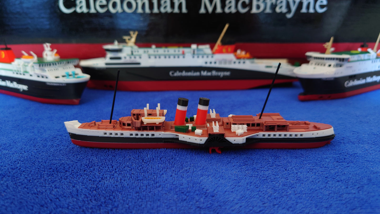 PS Waverley 3d Printed Model 1:500 scale ship/boat Caledonian MacBrayne Calmac