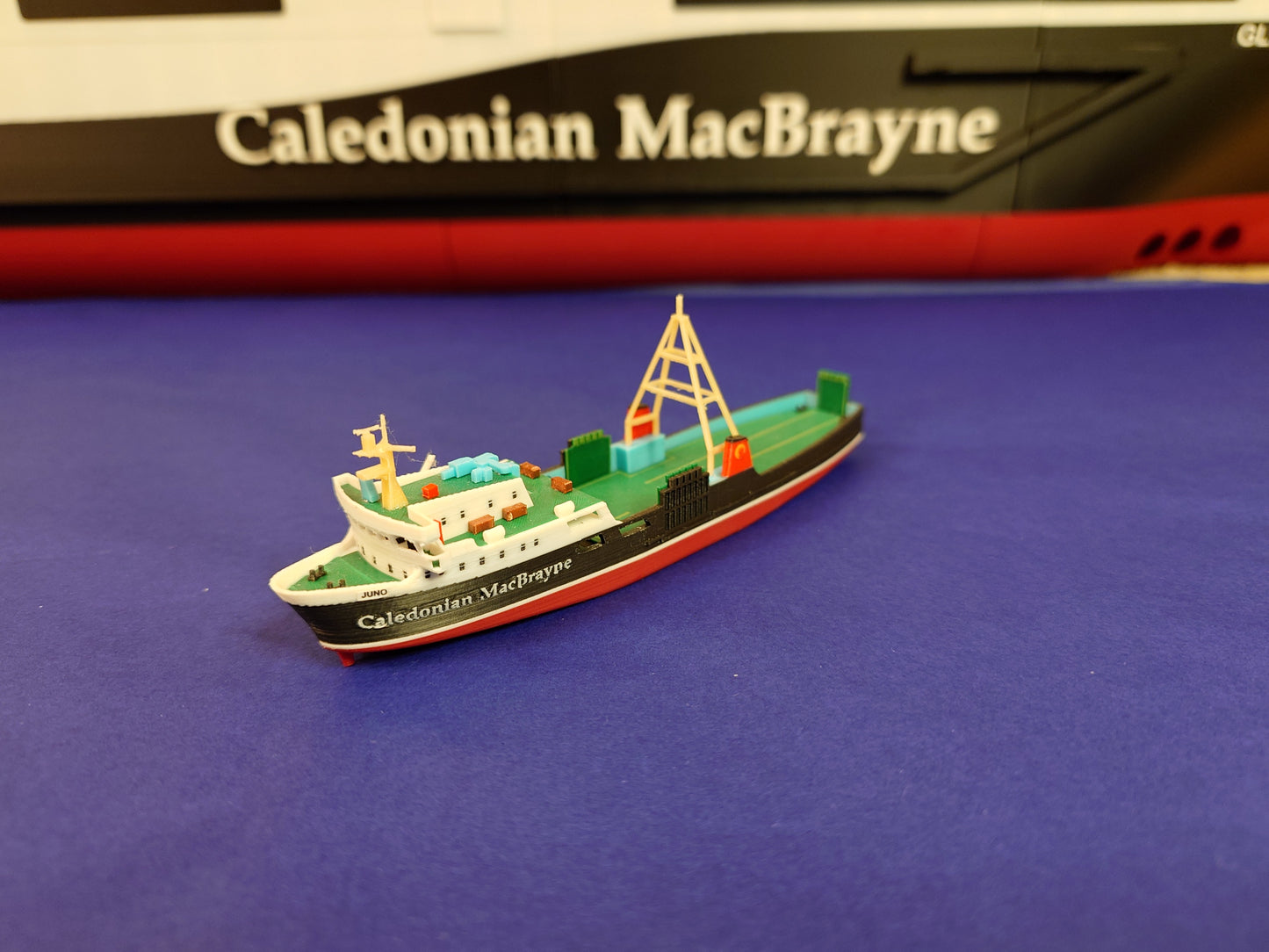 MV Juno 3d Printed Calmac Model Ferry 1:500 scale ship/boat