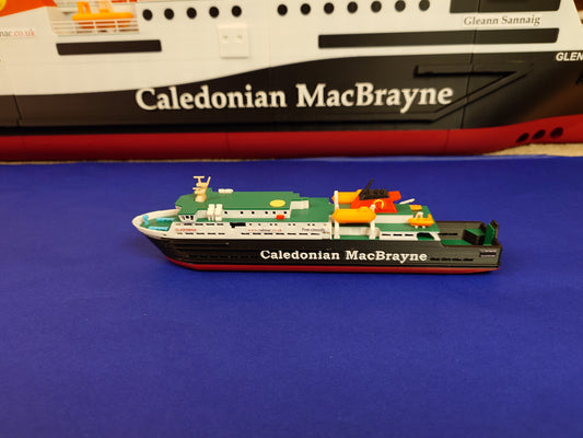 MV Clansman 3d Printed Calmac Model Ferry 1:500 scale ship/boat