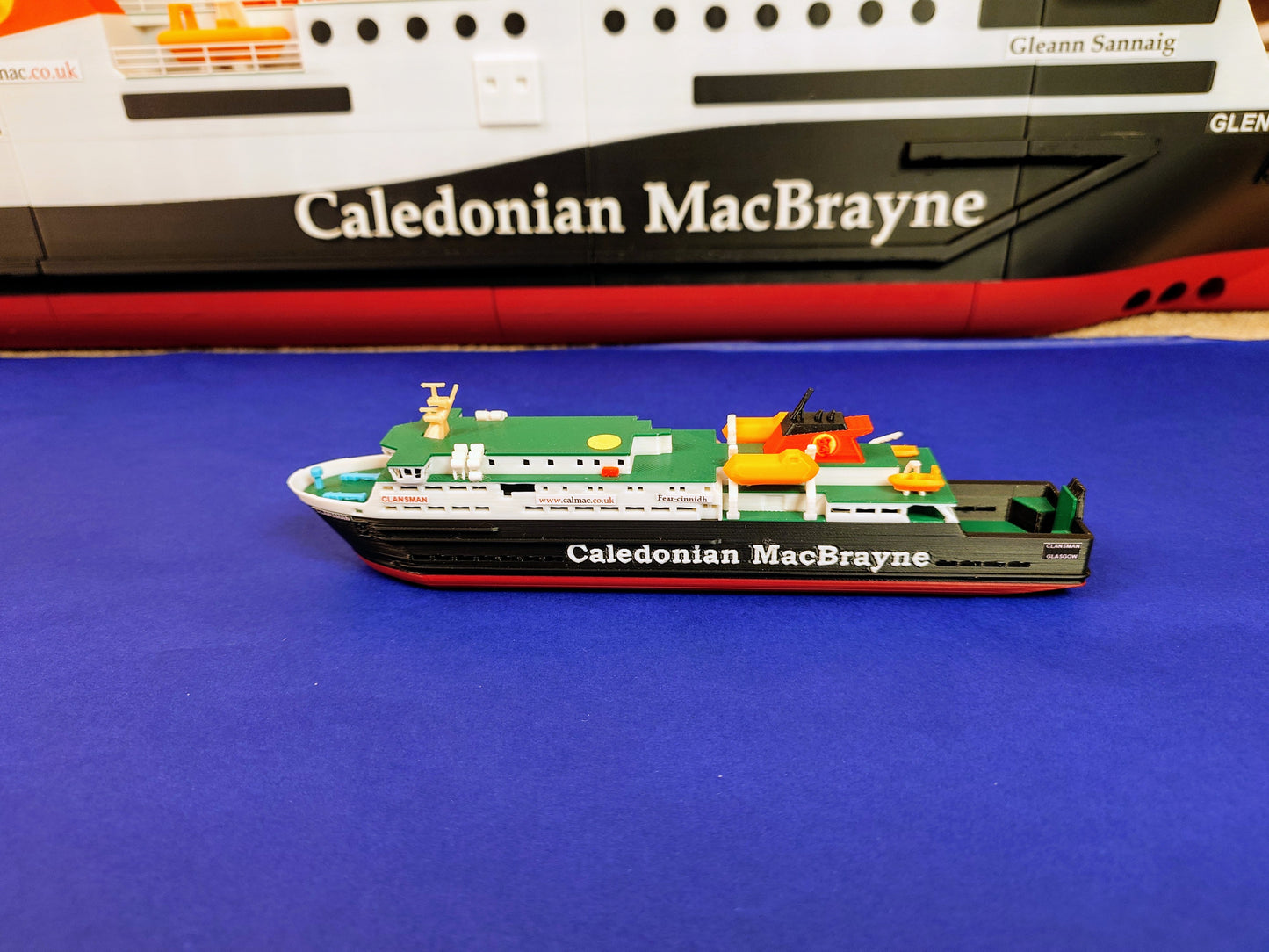 MV Clansman 3d Printed Calmac Model Ferry 1:500 scale ship/boat